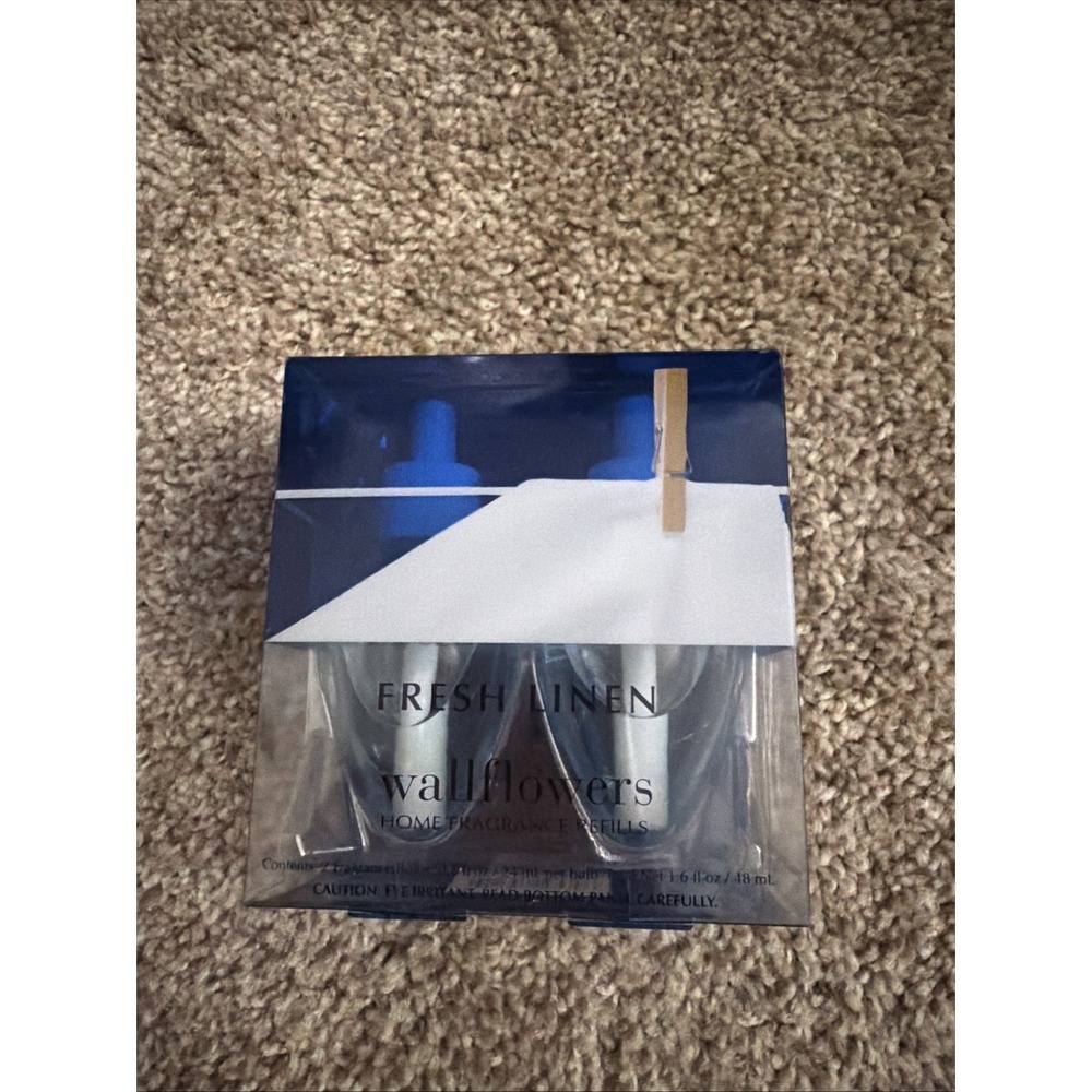 Bath & Body Works Fresh‎ Linen Wallflowers Refill 0.8oz 2 pack